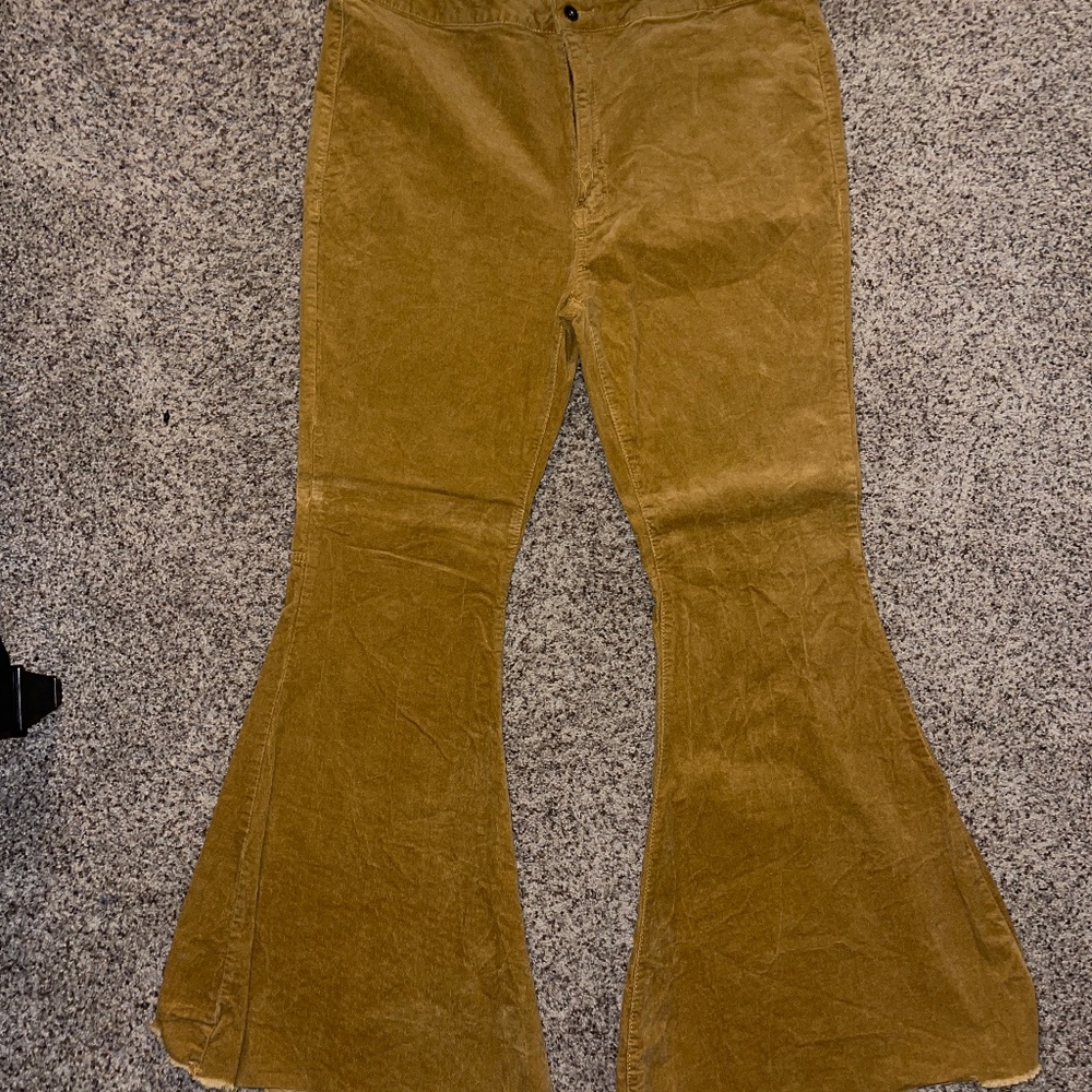 Mustard bell bottoms